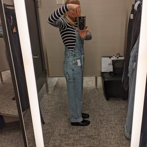 Good American 90s overalls size 8